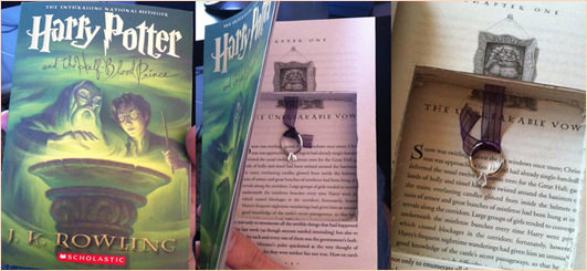 Caixinha Anel de Noivado Harry Potter