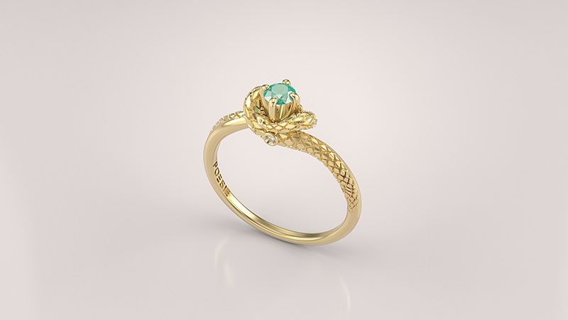 anel-medicina-python-ouro-amarelo