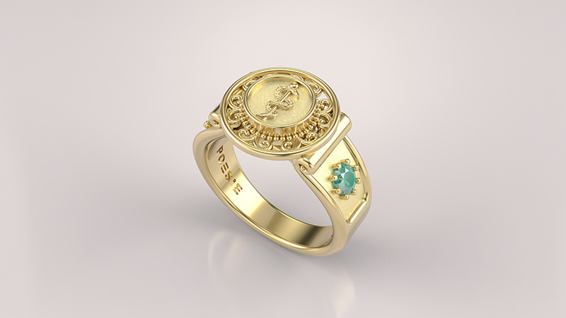 anel-sinete-medicina-ouro-amarelo