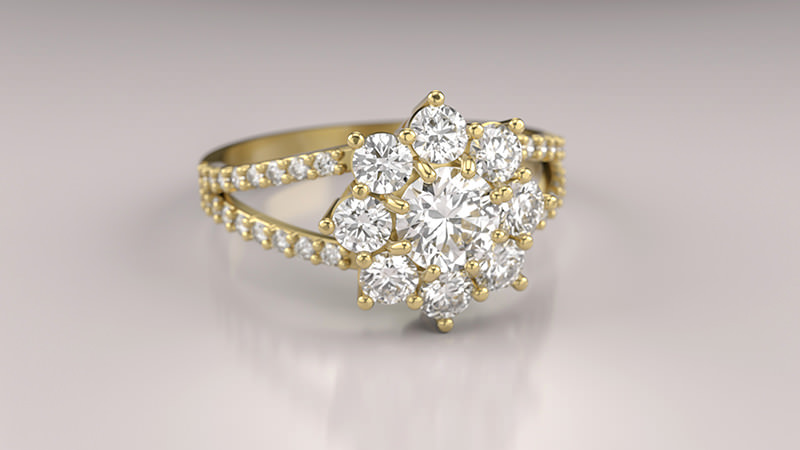 anel-de-diamantes-design-formato-de-flor