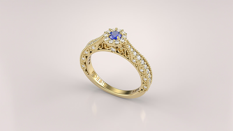anel-de-ouro-diamantes-e-safira