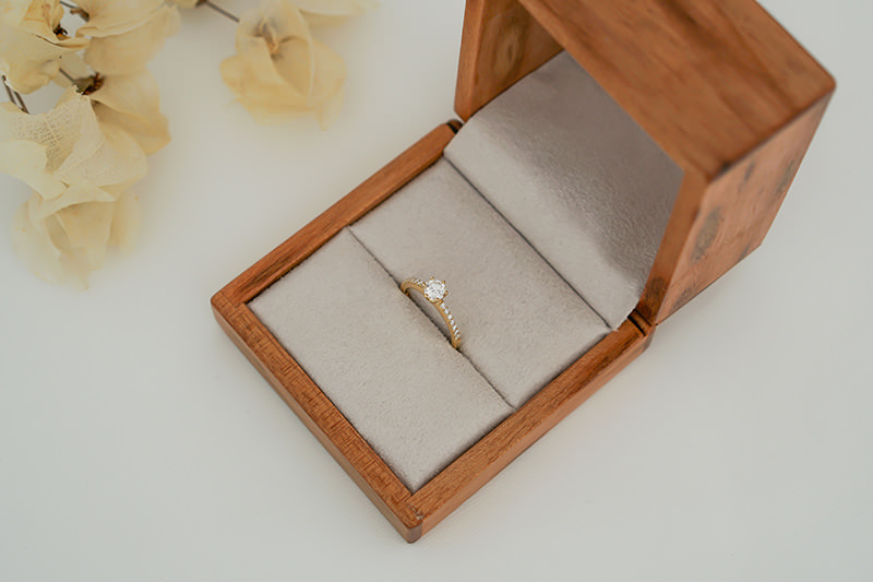 anel-noivado-solitaire-ii-estojo-aberto-folhas
